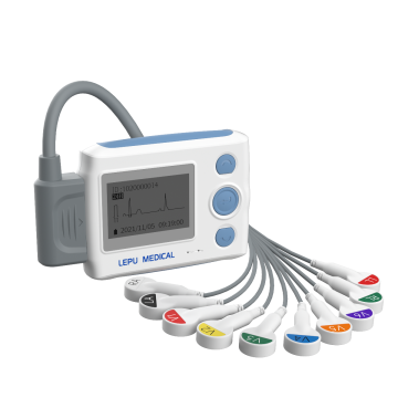 Lepu TH12 Professional Telehealth Wearable Holter 24 Hour ECG Monitor