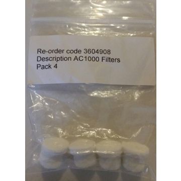 Medix Filters For AC1000 Nebuliser (x4) 3604908