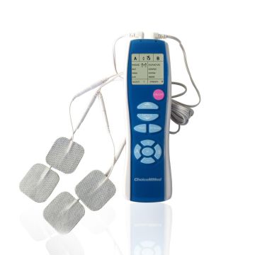 ChoiceMMed MDTS116 Tens Machine Pulse Stimulator 2-Channel 8-Mode