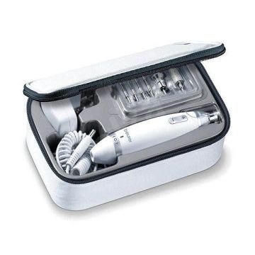Beurer MP62 Manicure Pedicure Set With 10 High-Quality Attachments & LED Light