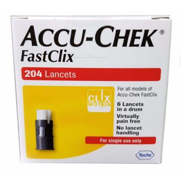 Accu-Chek Fastclix Lancets 204