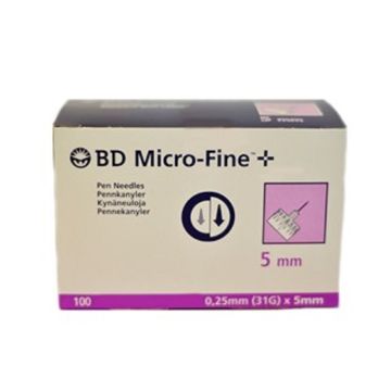 BD Micro-Fine Plus Pen Needles 5mm 31G (x100)