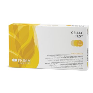 Prima Home Coeliac Celiac Home Test - For Coeliac Disease Screening