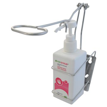 Hibiscrub Metal Cage Wall Dispenser for 500ml Bottle