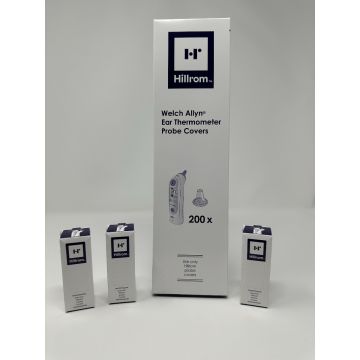 Welch Allyn Hillrom Ear Probe Covers for Braun Thermoscan Thermometers (x200)