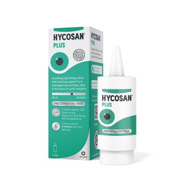Hycosan Plus Preservative-Free Lubricating Eye Drops 7.5ml
