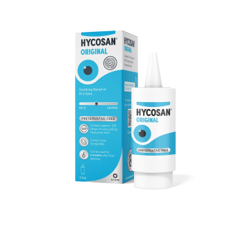 Hycosan Original Preservative-Free Lubricating Eye Drops 7.5ml