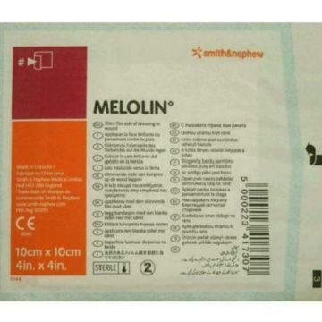 Melolin Cushioned Dressing Pads 10cm x 10cm (box of 100)