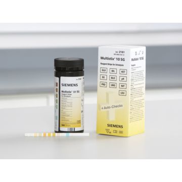 Siemens Multistix 10 SG Urine Reagent Test Strips (x100)
