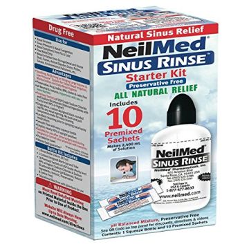 NeilMed Sinus Rinse Starter Kit With Bottle + 10 Premixed Sachet