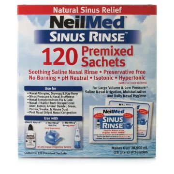 NeilMed Sinus Rinse 120 Premixed Sachets (Refill)