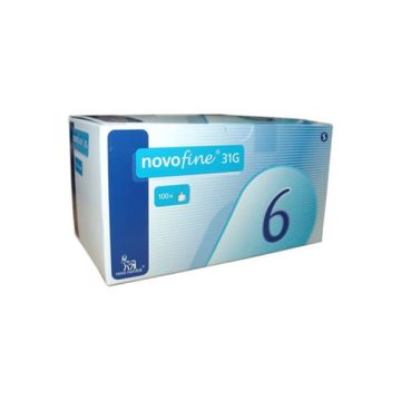 Novofine Pen Needles 31g 6mm (x100)