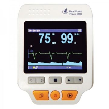 Creative Medical PC-80D-PO Colour Handheld ECG Monitor With Continuous Mode - With Oximeter