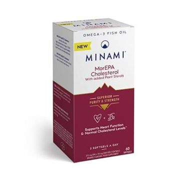Minami MorEPA Cholesterol With Added Plant Sterols Softgels (x60)