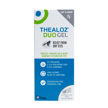 Thealoz Duo GEL DAY & NIGHT Preservative-Free Drops For Dry Eye (x30 Single Dose Units)