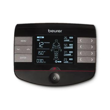 Beurer EM89 4-in-1 Digital Heated TENS/EMS Machine with 64 Programs