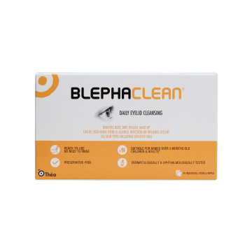 Blephaclean Sterile Ready To Use Wipes For Blepharitis & Dry Eye (x20 Wipes)