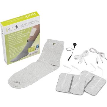 TensCare iSock (Medium) – Conductive Silver Thread TENS Therapy Sock for Foot Pain