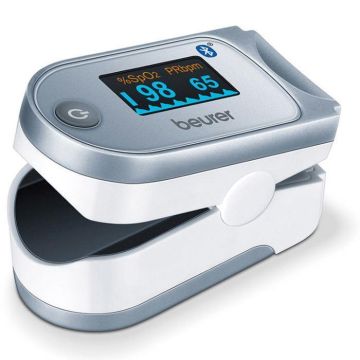 Beurer PO60 Bluetooth Fingertip Pulse Oximeter with Monitoring via App