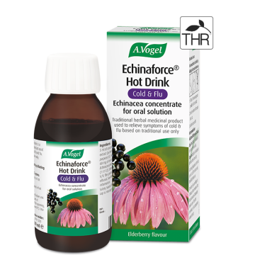 A Vogel Echinaforce Echinacea Immune Health HOT DRINK Cold & Flu (x100ml)