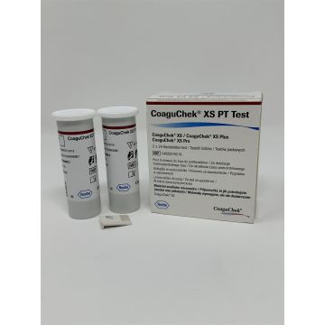 Roche CoaguChek XS PT Test Strips For Self Testing 04625315019 (x48)