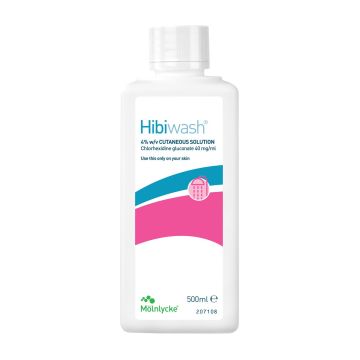 Hibiwash Antimicrobial Skin Cleanser 500ml (formerly Hibiscrub)