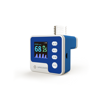 Contec CA10M Capnograph ETCO2 Monitor with LCD screen and Audio-visual Alarm