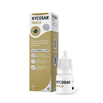 Hycosan Shield Preservative-Free Lubricating Eye Drops 3ml