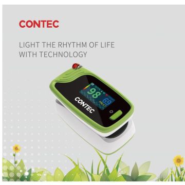 Contec CMS50-Pro Finger Pulse Oximeter to Measure Oxygen Saturation and Pulse Rate