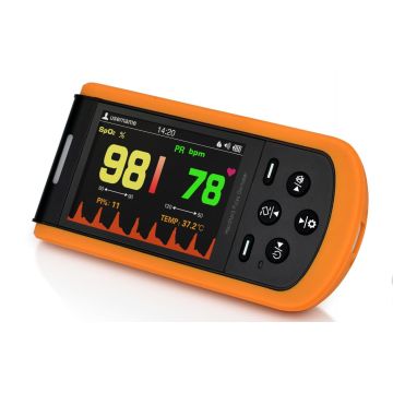 Creative Medical SP-20 Handheld Pulse Oximeter for Adults Paed Neonatal With Charger Stand
