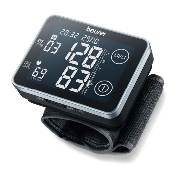 Beurer BC58 Wrist Blood Pressure Monitor with Sensor Touch, USB and App