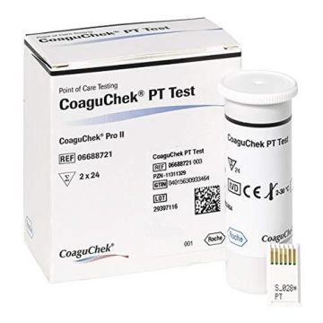 Roche CoaguChek Pro PT Test Strips 06688721 2x24 (x48)