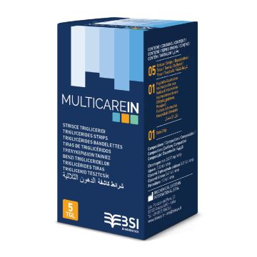 Multicare-In Triglycerides Electrode Test Strips (5 pk)
