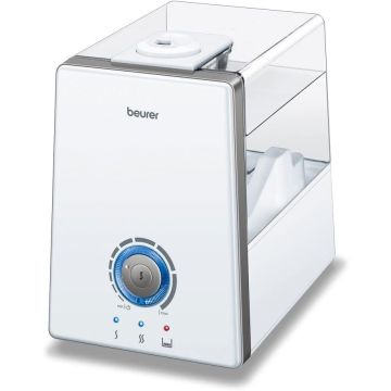 Beurer LB88 White Air Humidifier Dual Technology with Water Heating & Anti-Limescale