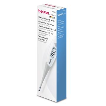 Beurer FT13 Waterproof Flexible Digital Thermometer with Optical and Sound Fever Alert