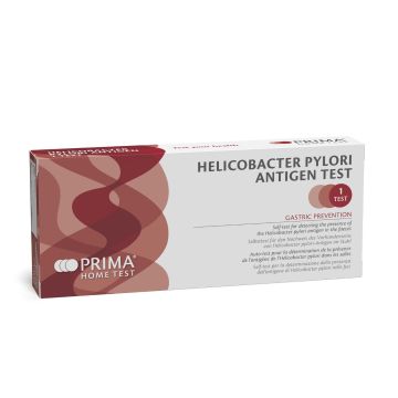 Prima Home Test Helicobacter Pylori Stomach ANTIGEN Tester (Faeces Test)