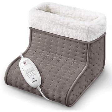 Beurer FW20 Cosy Fleece Electric Foot Warmer - Grey