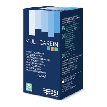Multicare-In Cholesterol Test Strips (25 pk)