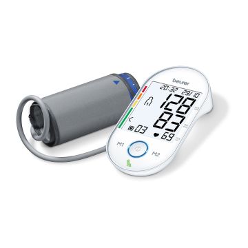 Beurer BM55 Upper Arm Blood Pressure Monitor with Risk Indicator and PC Interface