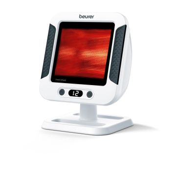 Beurer IL60 Infrared Heat Lamp with InfraXtreme Glass-Ceramic Lens and Adjustable Screen