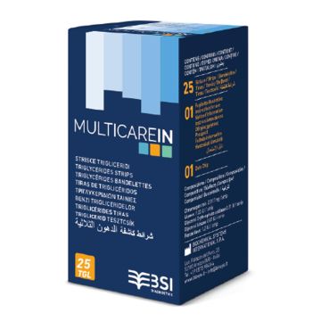 Multicare-In Triglycerides Electrode Test Strips (25 pk)