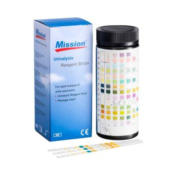 Mission Urinalysis Reagent Test Strips 10 Parameter (x100)