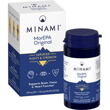 Minami MorEPA Original Omega-3 Fish Oil Softgels (x30)