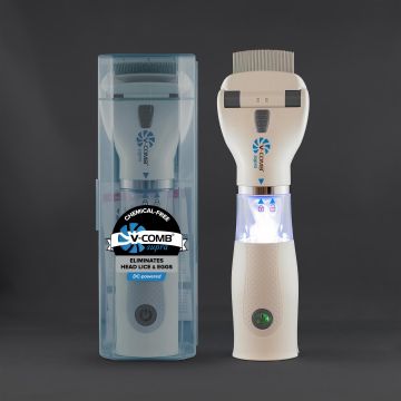 LiceTec V-Comb Supra USB Lice Comb - Chemical-Free Head Lice Solution