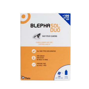 Blephasol DUO Eyelid Hygiene Lotion 100ml + 100 Lint-Free Pads