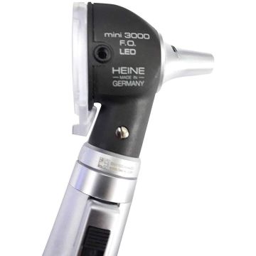 Heine Mini 3000 LED Fibre Optic FO Otoscope Set with Tips D-008.70.110
