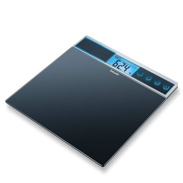 Beurer GS39 Talking Glass Bathroom Scale for 4 Users With 5 Languages