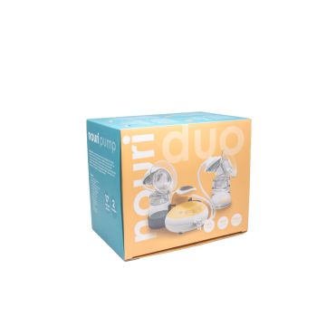 TensCare Nouri Duo Double Electric Quiet Rechargeable Breast Pump With Nightlight