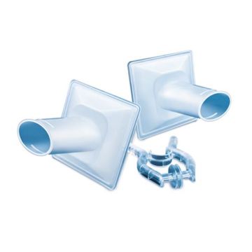 Vitalograph 2820 28554 ECO Bacterial Viral Mouthpiece Filters (BVF) with Bite Lip (x75)