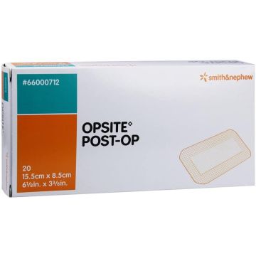 Opsite Post-Op 8.5cm x 15.5cm Absorbent Film Dressings 66000712 (x20)